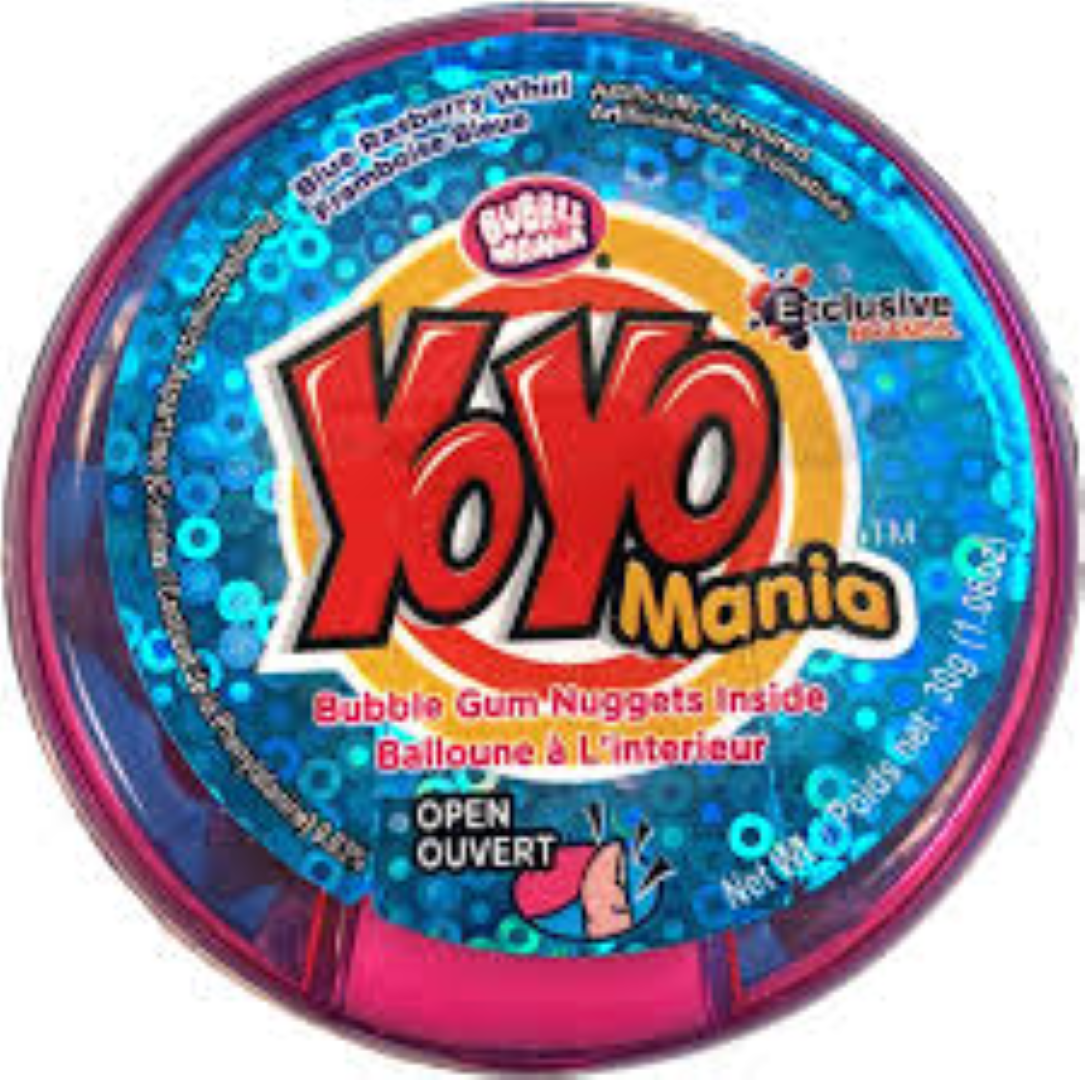 YOYO MANIA BUBBLE GUM 30G